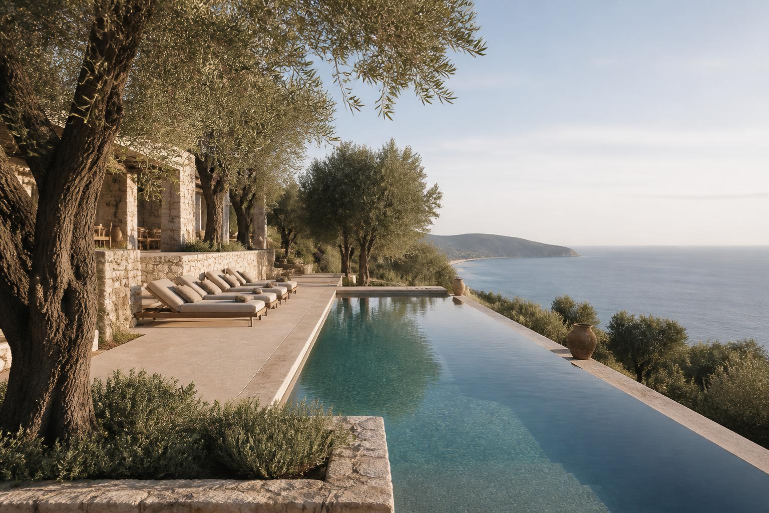 Pool at Villa Aegea